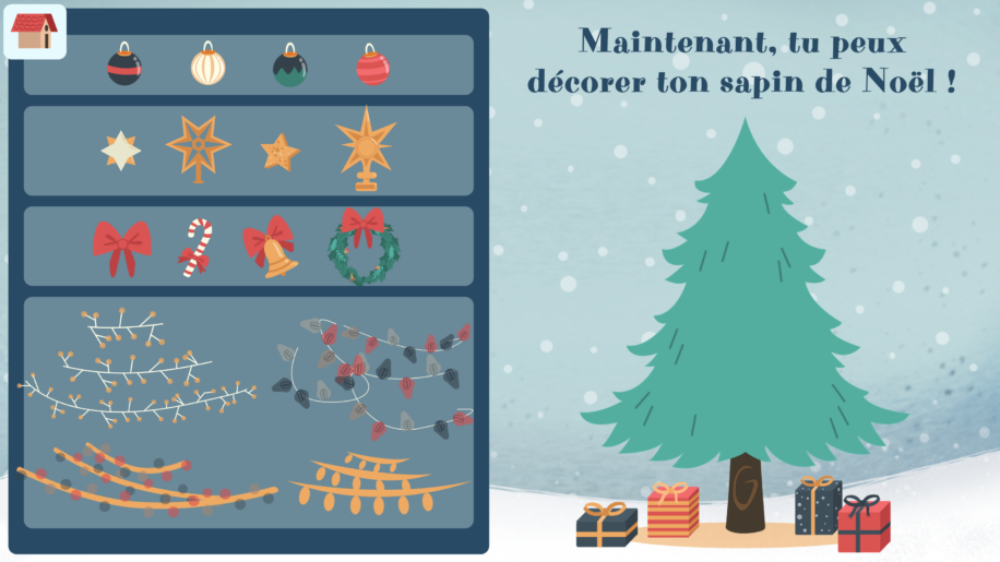 Jeu interactif de Noël : décore ton sapin ! - La lumière de Noël